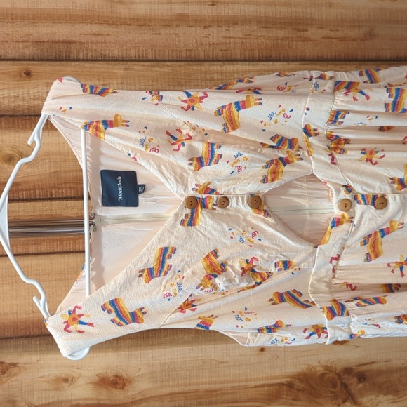 Modcloth Fiesta Cut Out Dress Size 3X  Piñata - Picture 2 of 6